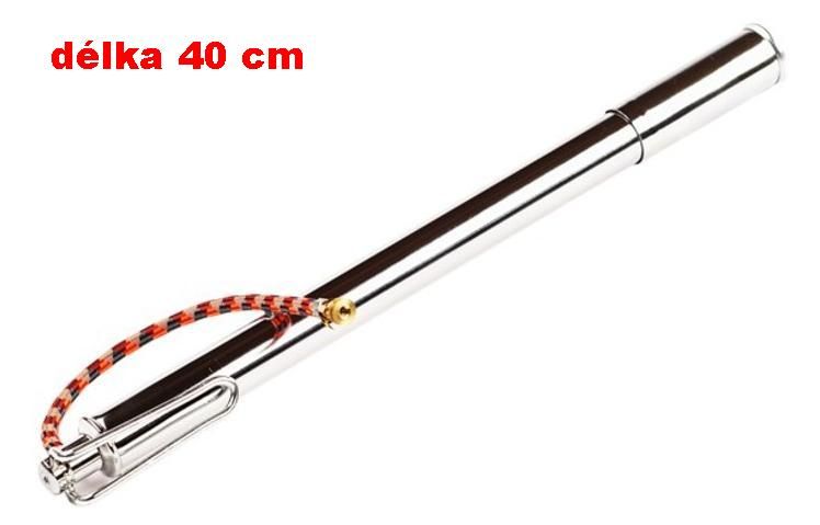 Pumpička Klasická hustilka VELOBEL chrom hadička AV VELO 40 cm