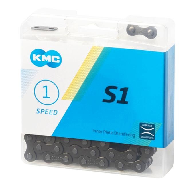 Řetěz KMC S1 1Speed + spojka S1 Wide