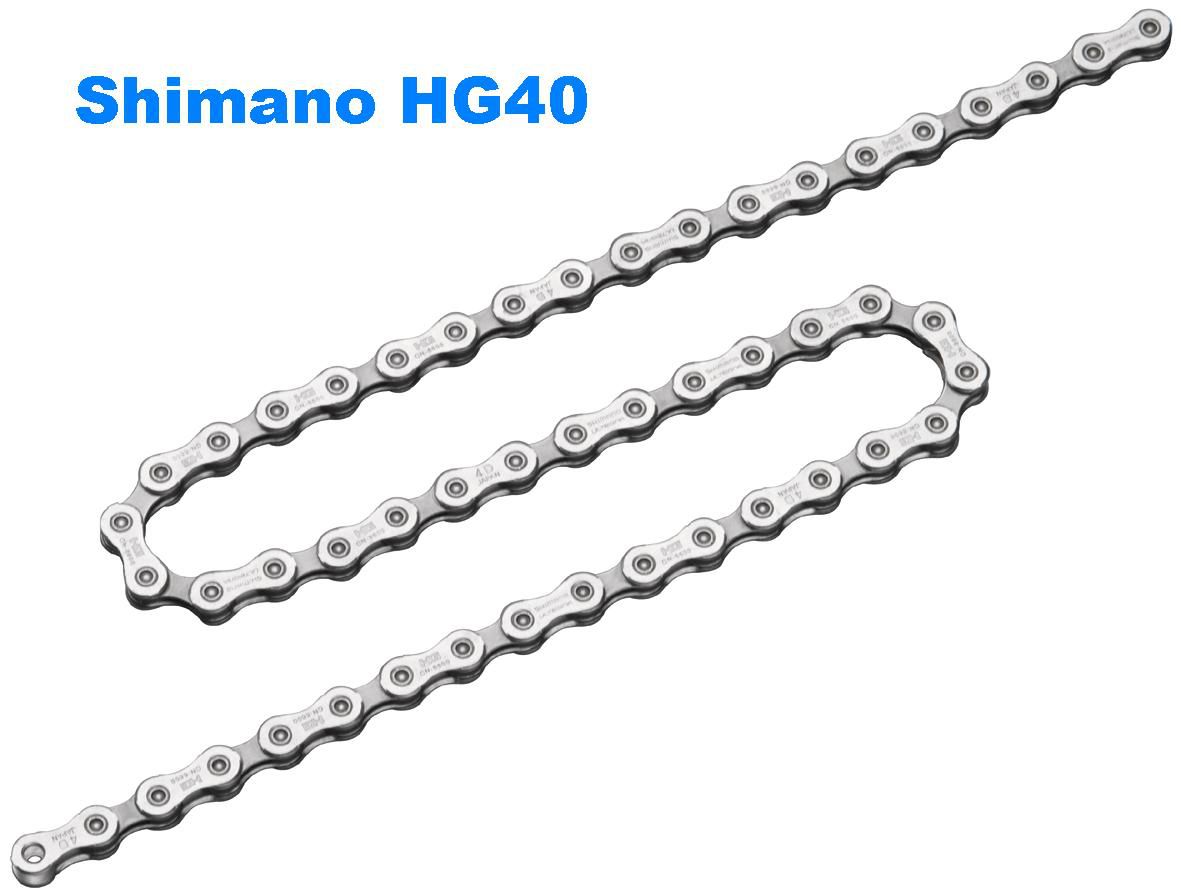 Řetěz Shimano HG40 6/7/8 rychlostní nýt 116 článků montáž
