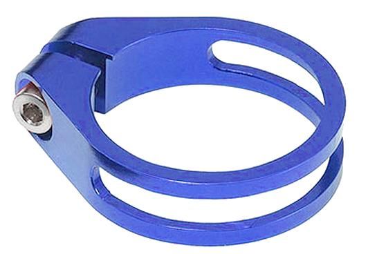 Objímka sedlovky Alhonga CNC 31.8mm modrá
