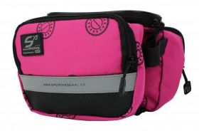 Brašna Sport Arsenál 544 na rám s kapsou pro mobil pink