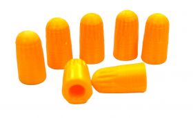 Čepičky na ventilek FV/G plastová malá PLA set 2ks zářivě oranžová