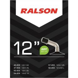 Duše Ralson 12x2,125 62–203 12 1/2x1/4 zahnutý auto ventilek 45/90