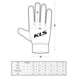 KELLYS Zimní rukavice KLS Beamer neon L Kellys - KLS
