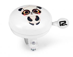 Zvonek na kolo P2R RINGO panda bílá