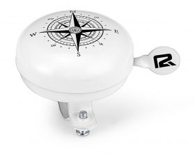Zvonek na kolo P2R RINGO kompas bílá